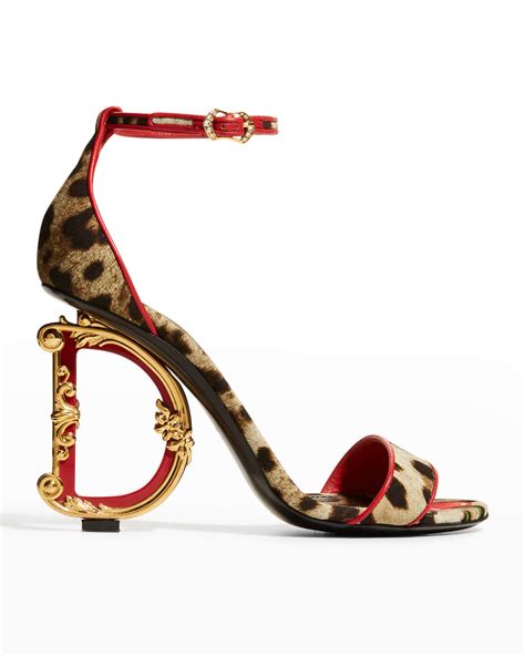 dolce gabbana leopard heels|dolce and gabbana heels sale.